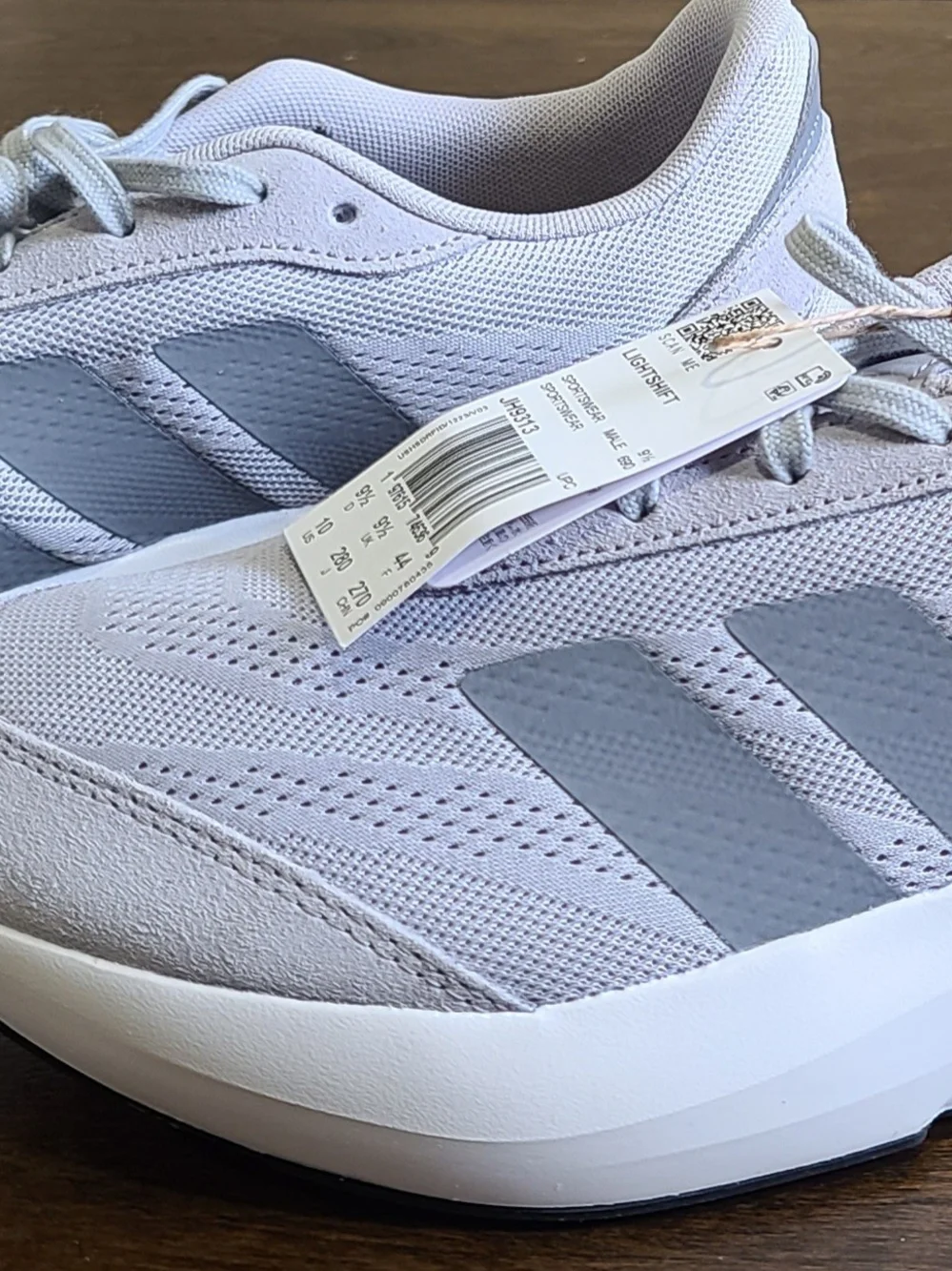 adidas Lightshift Lightmotion Grey Two/Grey Three/Core White Mesh Sneakers Men's